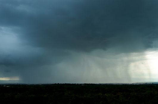 thunder storm sky Rain clouds