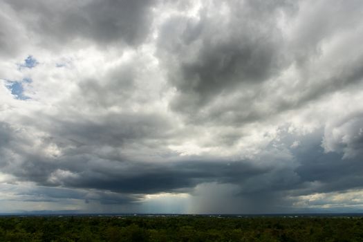 thunder storm sky Rain clouds