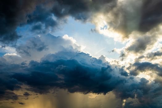 thunder storm sky Rain clouds