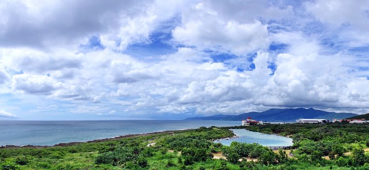 Dramatic sky and coastal scenery in southern Taiwan
