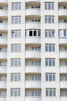 Kiev/Ukraine - May 26, 2015 - Construction of modern residential building in Kiev the capital of Ukraine