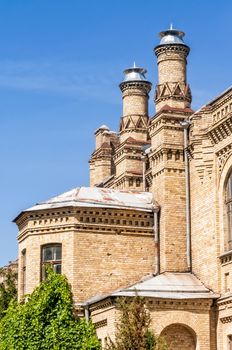 A view of a building of the Polytechnic Institute of Kiev in Ukraine