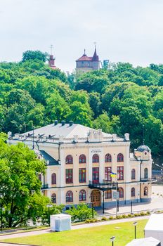 The historical building of National Philharmonic of Ukraine in Kiev