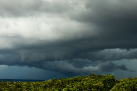 thunder storm sky Rain clouds