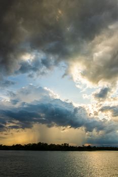 thunder storm sky Rain clouds