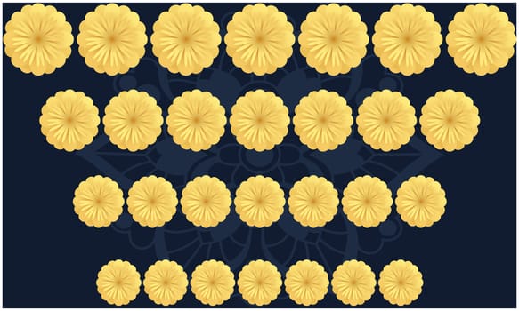 digital textile illustration design of flowers