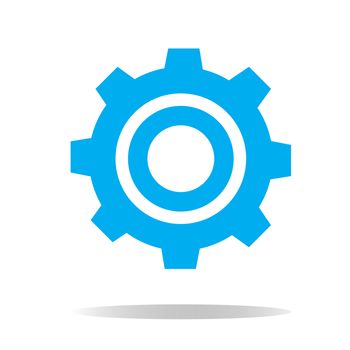 gear icon on white background. gear sign. flat style. gear icon for your web site design, logo, app, UI.