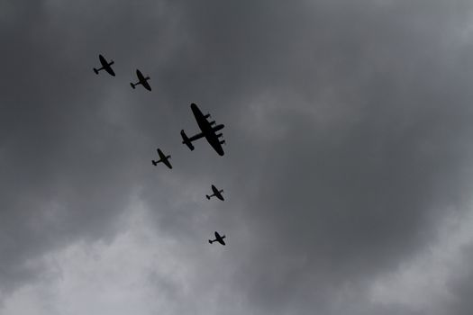 A London flyover during the Queens Jubilee