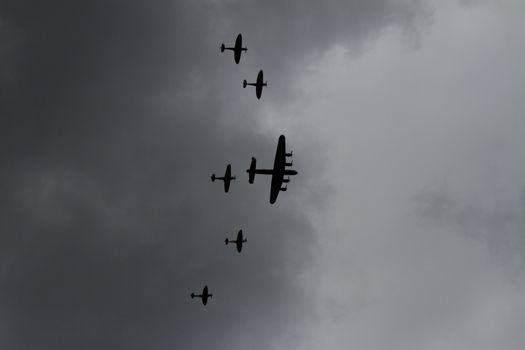 A London flyover during the Queens Jubilee