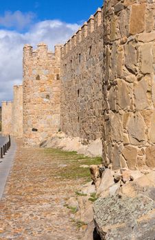 Ancient fortification of Avila, Castile and Leon, Spain