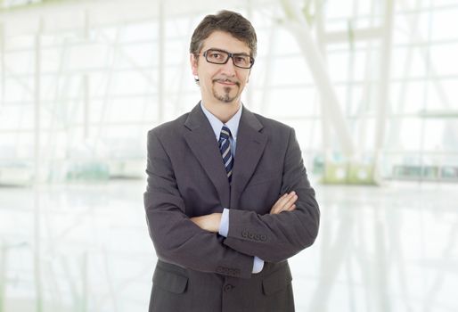 young business man portrait at the office