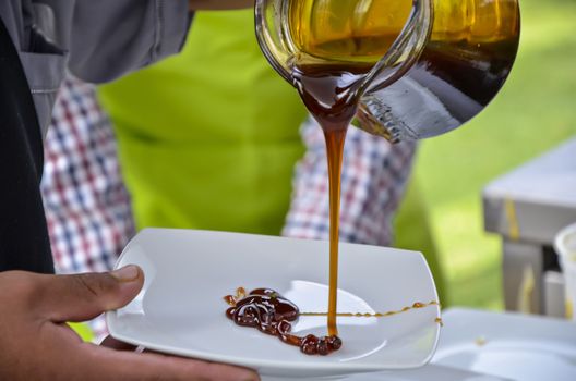Pitcher full of honey