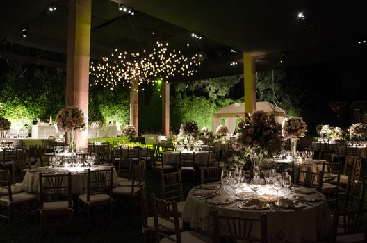 Wedding decoration background