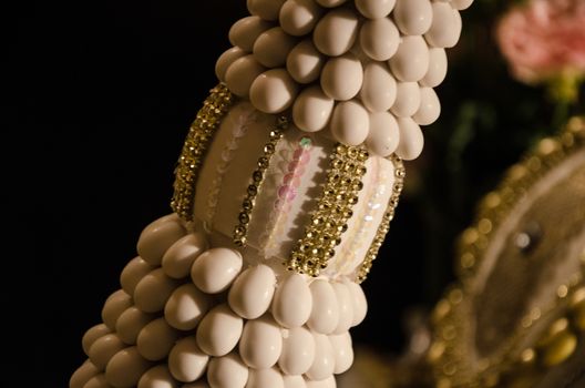 Decoration for weddings, candies