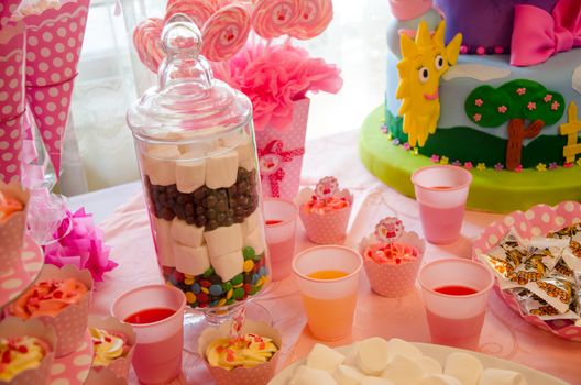 Children's Party Decoration, cakes and sweets