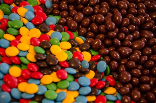 Candies and chocolate