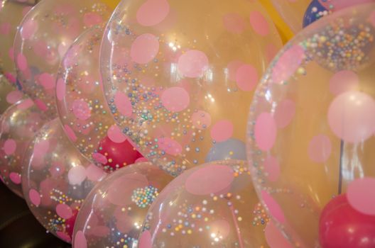 Balloons part of children's party decoration