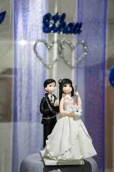 Chained Wedding Cake Dolls