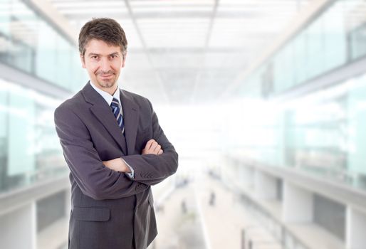 happy business man portrait at the office