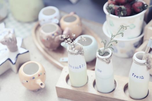 flower in jar