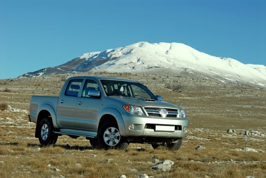 pick up on the mountain