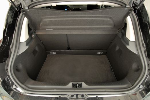 Empty trunk of the small passenger car