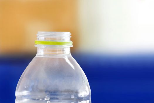 Plastic Bottles, Empty Clear Plastic Bottle, Plastic Bottle Caps, Garbage Bottle, Recycling Bottles from Plastic Bottles Empty Waste (selective focus)