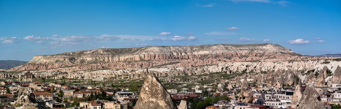 Landscape in Goreme, Cappadocia, Turkey.