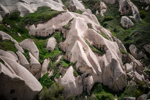 Volcanic rock Formations from Cappadocia, Turkey.