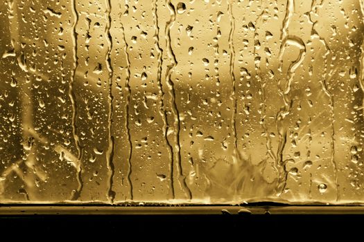 rain, raindrop on window glass fresh for background