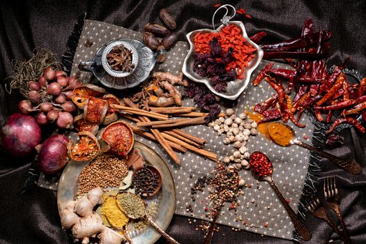 Spice dry Herb Seasoning aroma food.