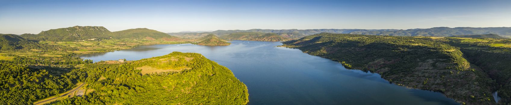 Lac du Salagou is an artificial lake located in the south of France, in the Hérault department in the Occitanie region