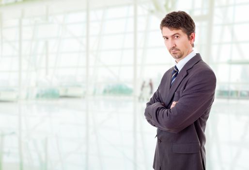 young business man portrait at the office