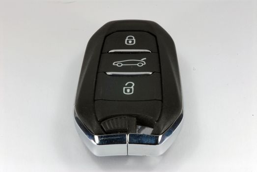 Car key isolated on white background