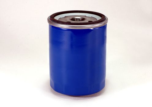 Oil filter enclosed in a metal housing
