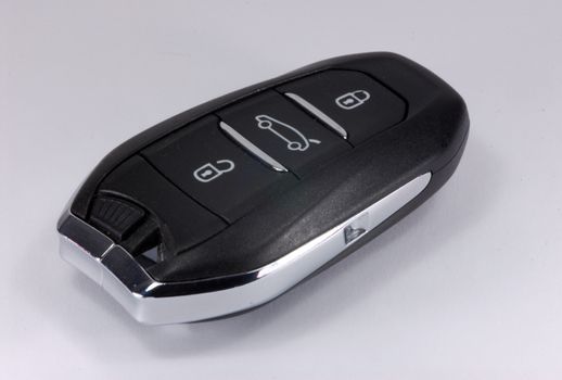 Car key isolated on white background