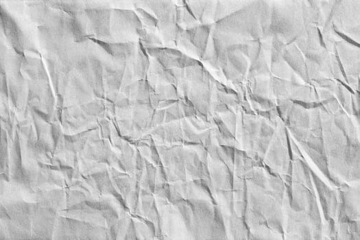 Grey crumpled background paper texture