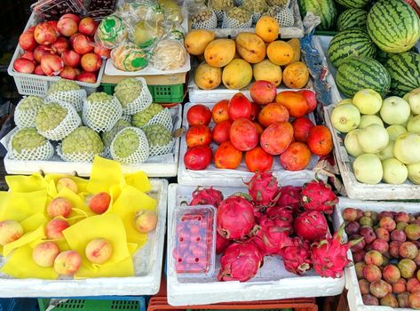 A local neighborhood fruit shop in Taiwan