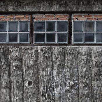 Wood background with glass