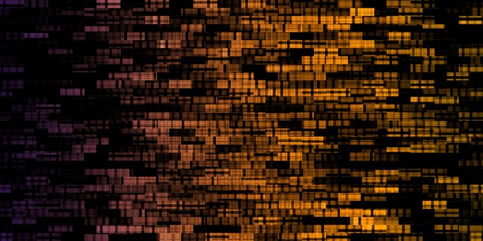 Science Research Background with Moving Data Art