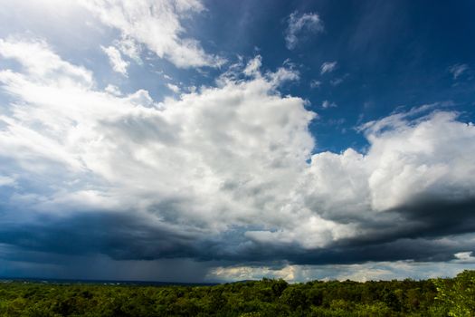 thunder storm sky Rain clouds