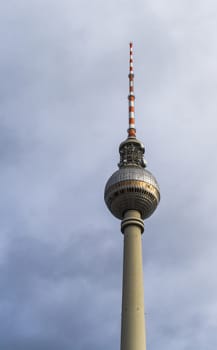 Berlin's TV tower (Fernsehturm) in Germany