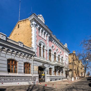 Odessa, Ukraine 03.09.2020. City Ambulance Station in Odessa, Ukraine, on a sunny spring day