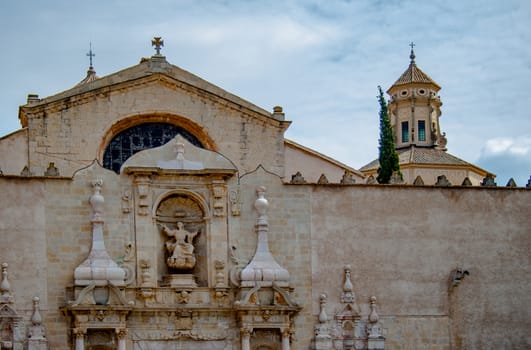 Cistercian Monastery of Santa Maria de Poblet or Monestir de Poblet in the Catalonia region of Spain. Dates from the 1150. The Poblet monastery is declared a UNESCO World Heritage Site ref. 518rev