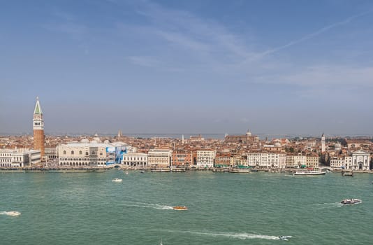 View of Venice, San Marcos Piazza and the Grand Canal
