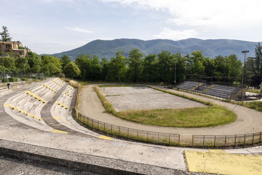 arena of the village of san gemini where events and festivals are held