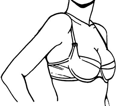 Tutorial of drawing a female body. Drawing the human body, step by step lessons. Female breast drawing tutorial. Drawing a woman's body with an emphasis on breasts.