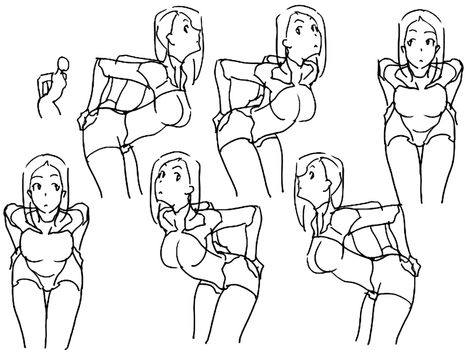 Tutorial of drawing a female body. Drawing the human body, step by step lessons.