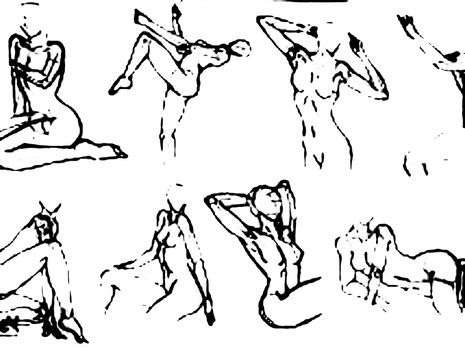 Tutorial of drawing a female body. Drawing the human body, step by step lessons.