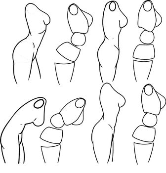 Tutorial of drawing a female body. Drawing the human body, step by step lessons.